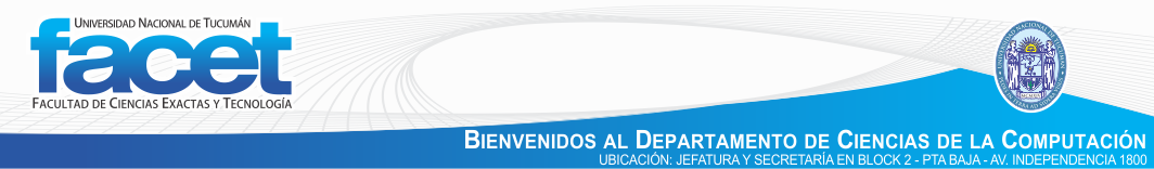 Departamento de Ciencias de la Computación - FACET - UNT - Tucumán logo