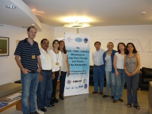 Comité Organizador del 7th Trend Workshop junto al Presidente del Comité Científico, Gufran Beig de la India (Segundo desde la izquierda)