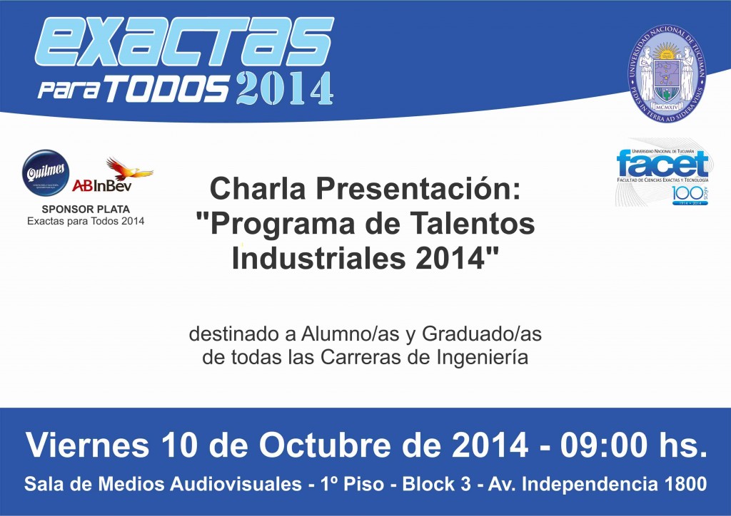 Charla Empresas EPT 2014 - ABInBev-QUILMES