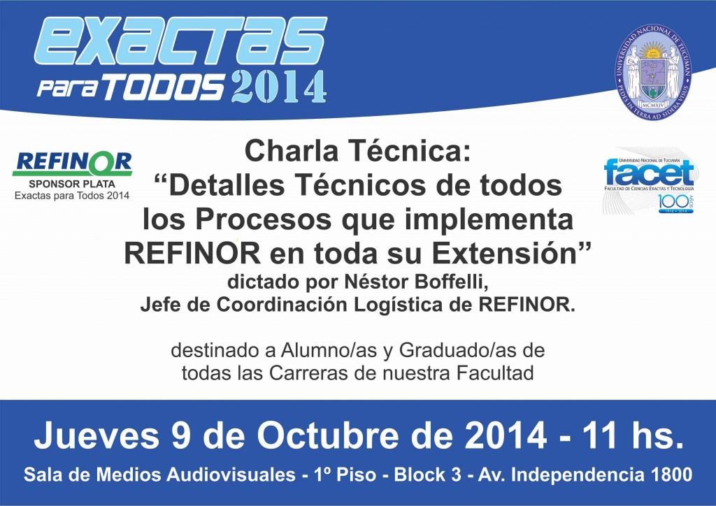 Charla Empresas EPT 2014 - REFINOR