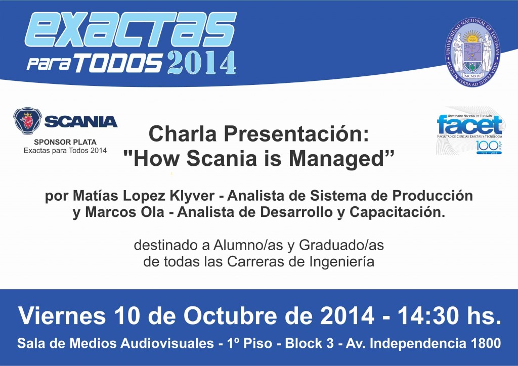 Charla Empresas EPT 2014 - SCANIA