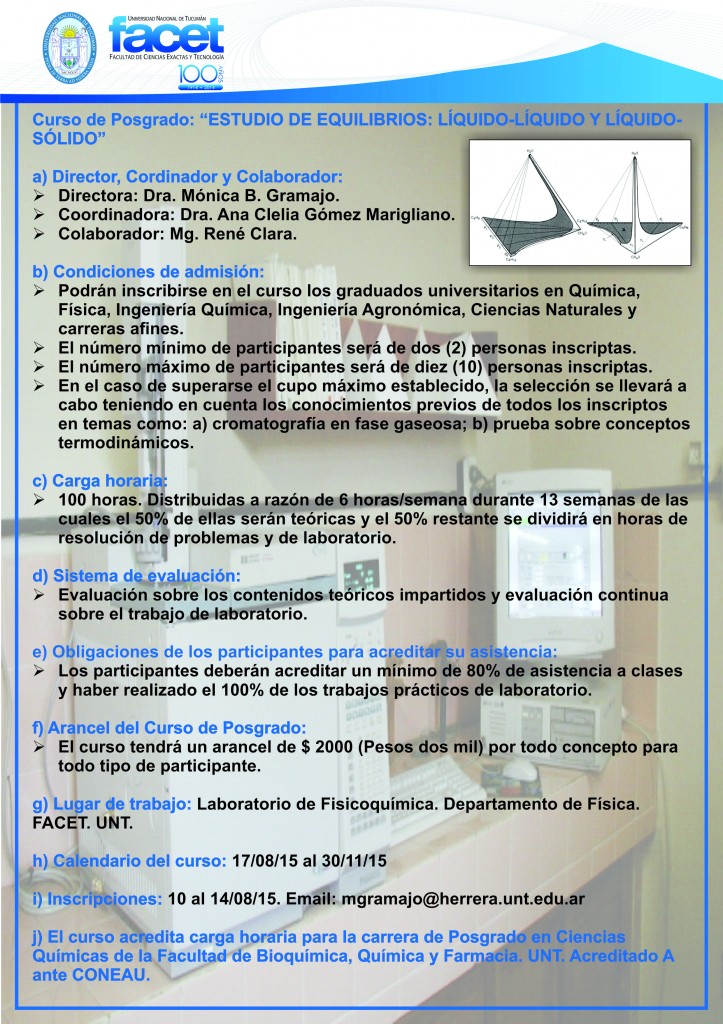 Curso de Postgrado FACET