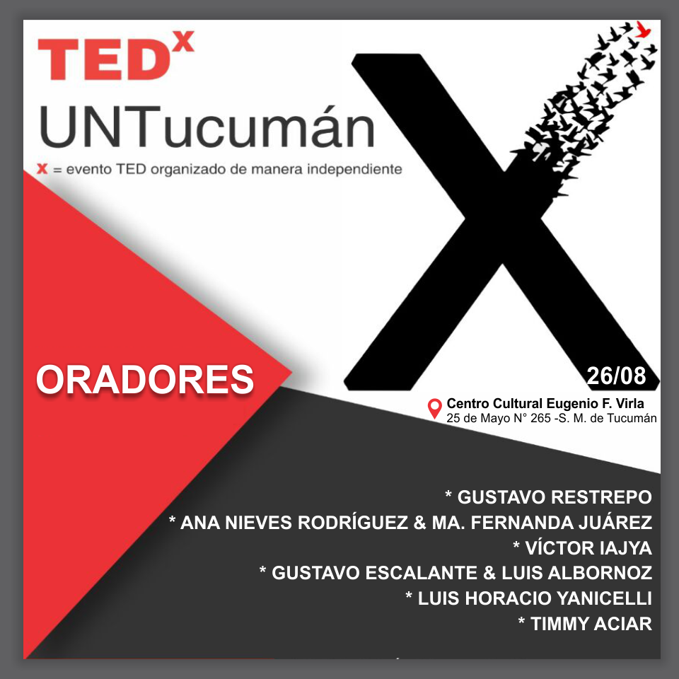 ORADORES TEDx 2016