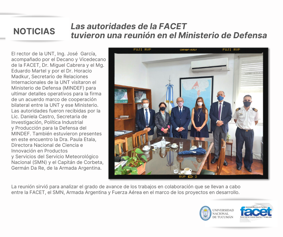 REUNIÓN MINISTERIO DE DEFENSA