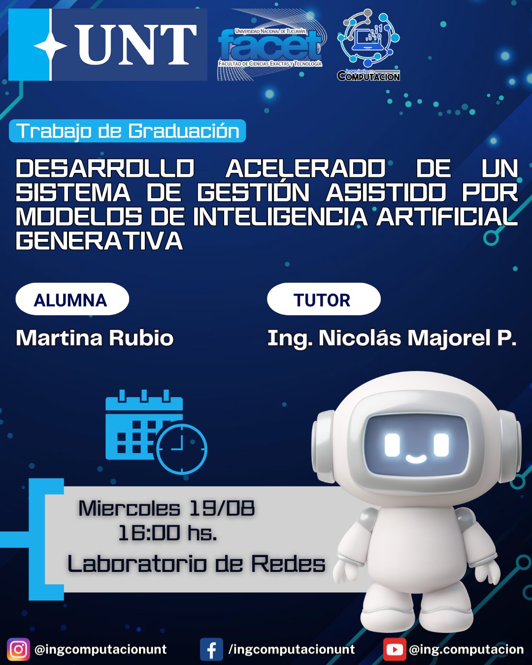 Defensa de Trabajo de Graduación.
