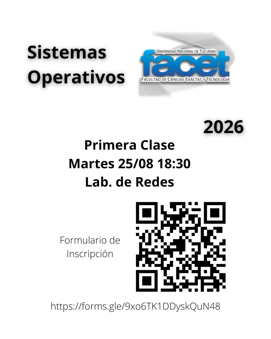 Primera Clase de Sistemas Operativos.