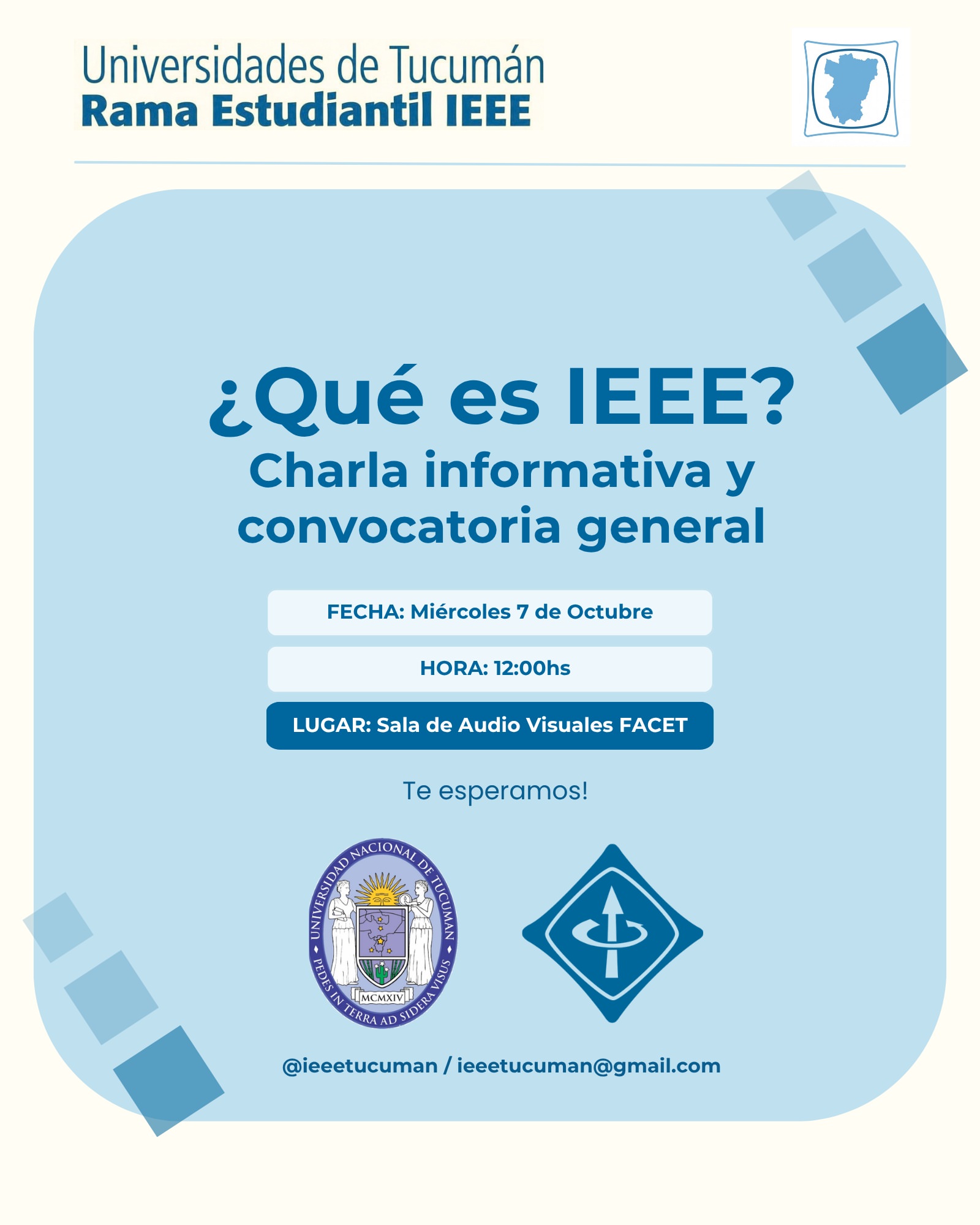 📢 ¿Querés saber de qué se trata la Rama Estudiantil IEEE?