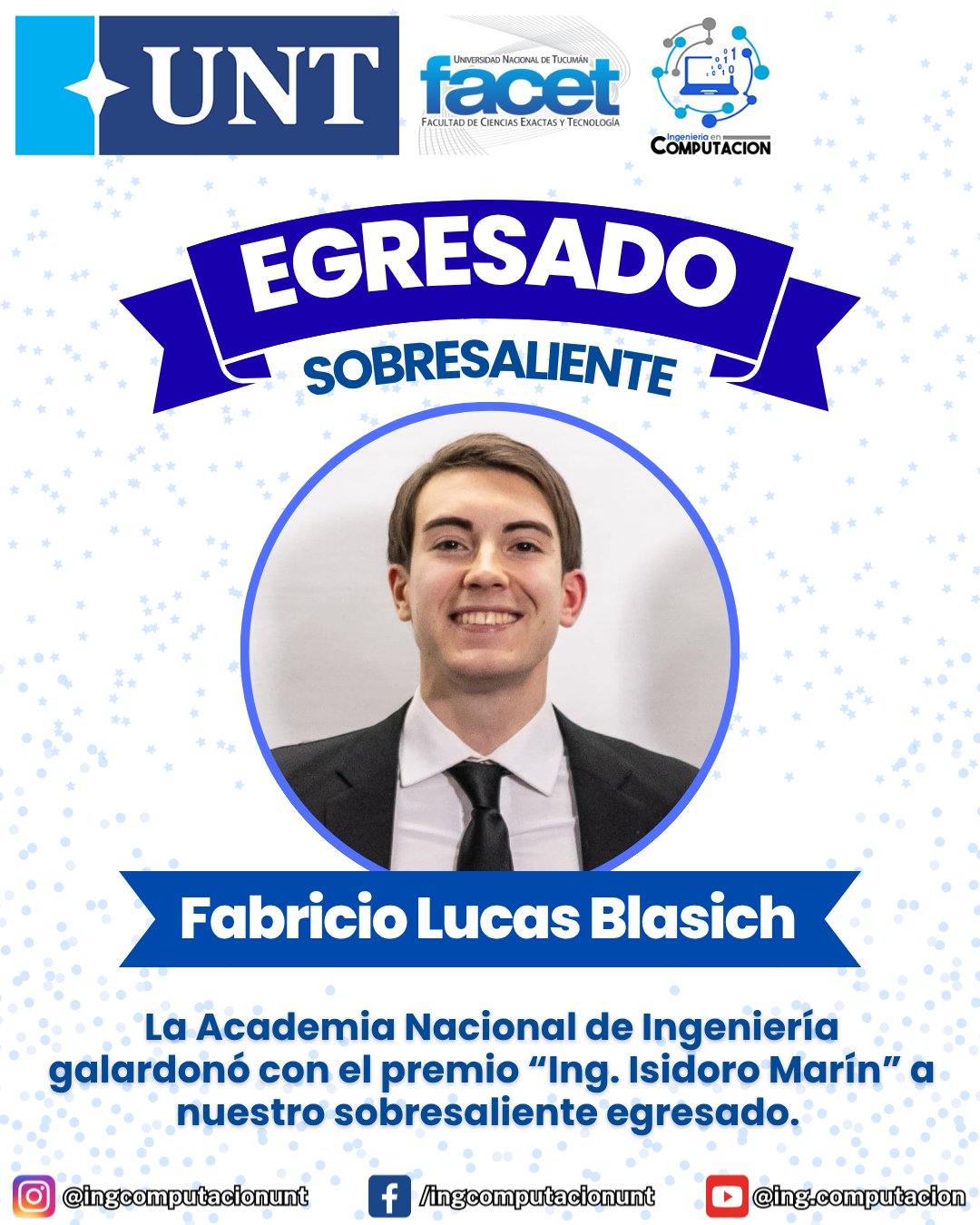Orgullo para nuestra comunidad académica.
