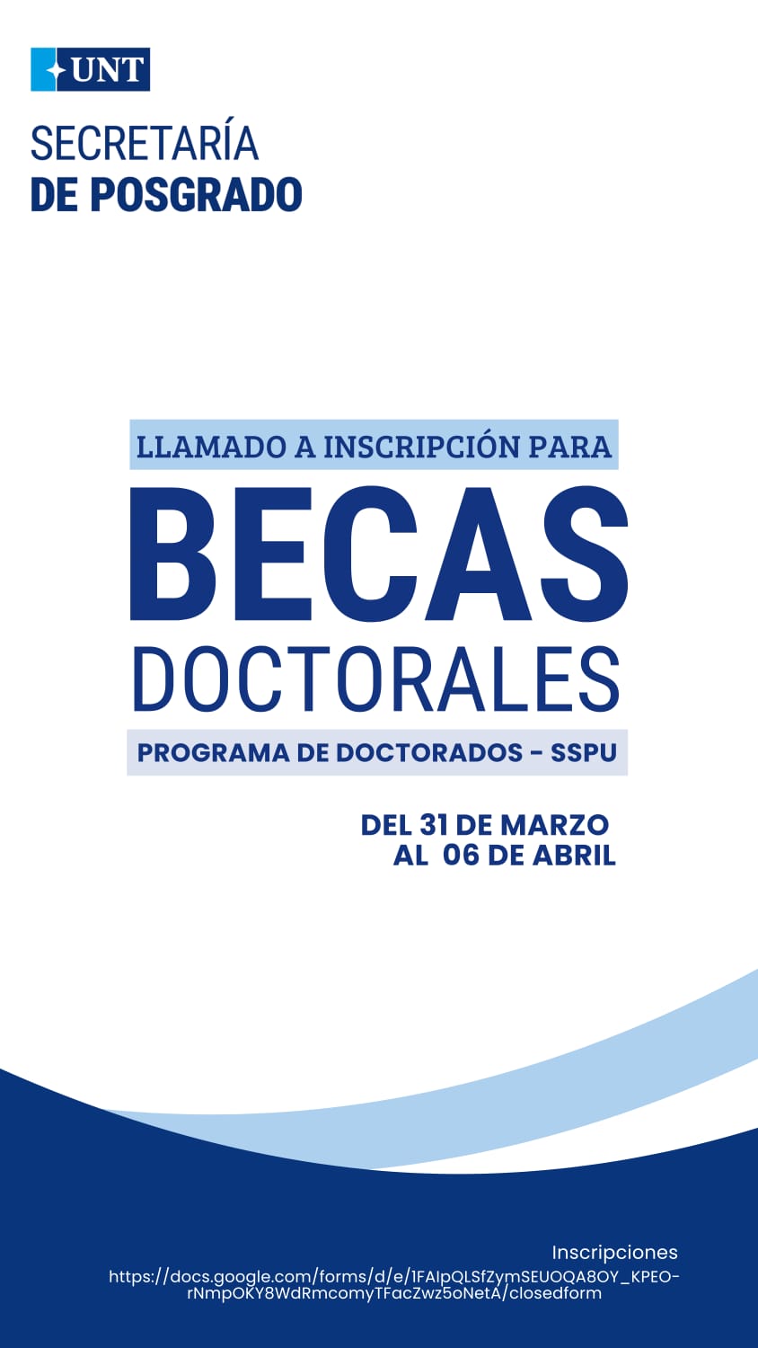 PROGRAMA DE BECAS DOCTORADOS 2024