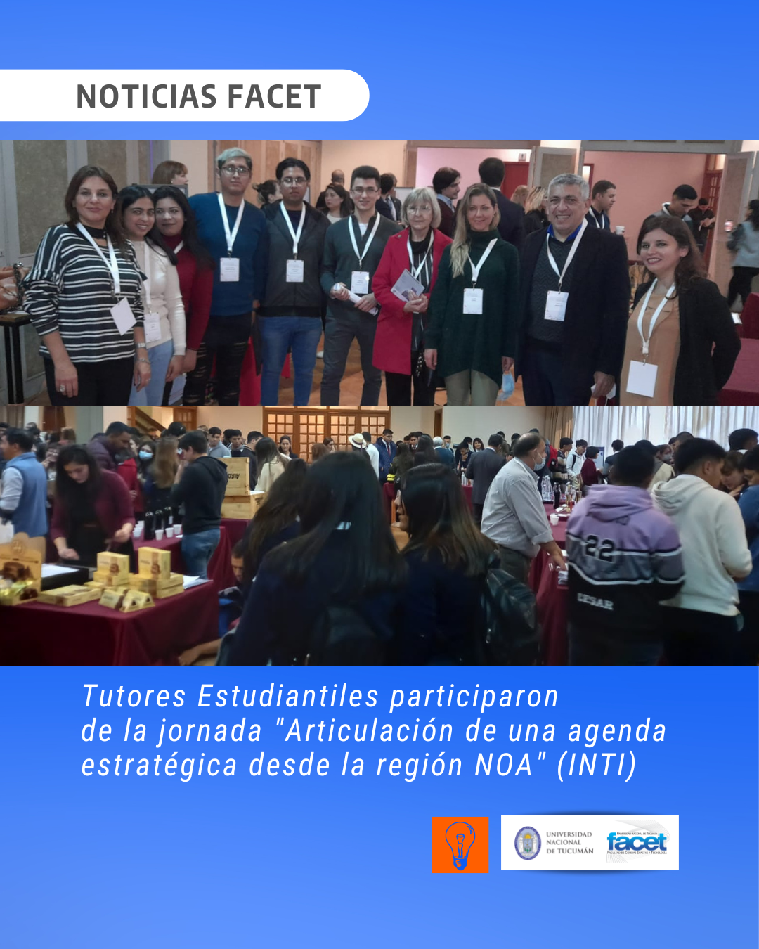 Noticias | Tutores Estudiantiles participaron de la jornada “Articulación de una agenda estratégica desde la región NOA” (INTI)