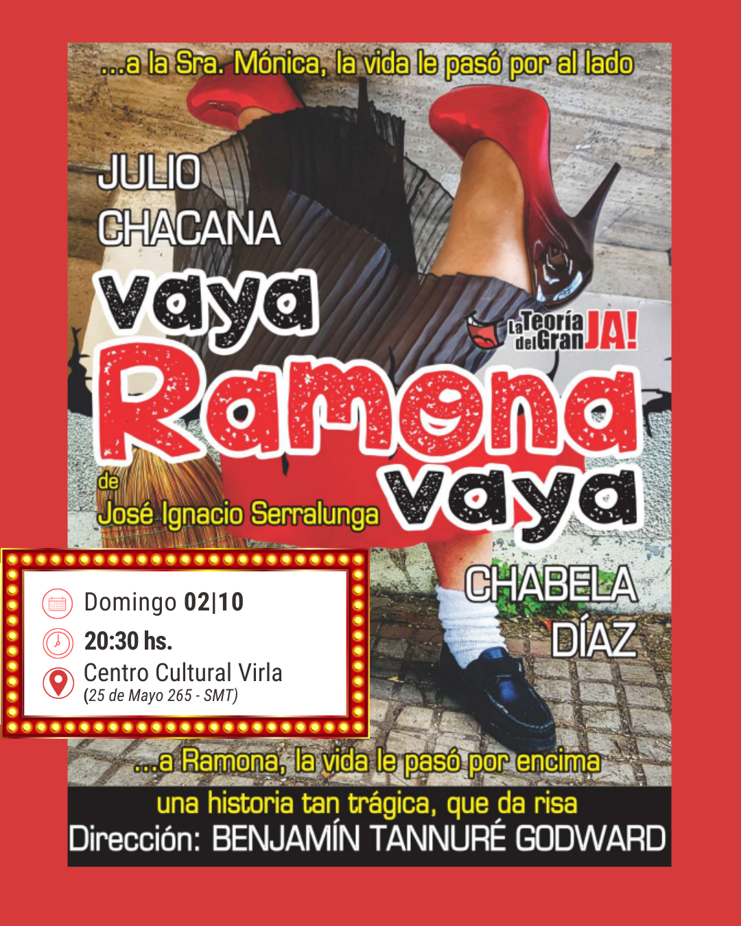 Invitación | Obra teatral “Vaya Ramona Vaya”