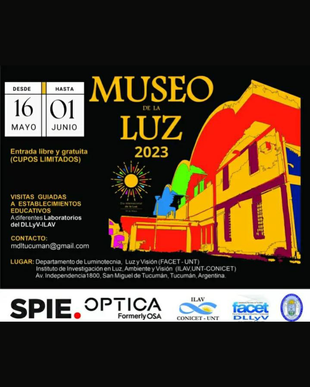Invitación | Museo de La Luz 2023