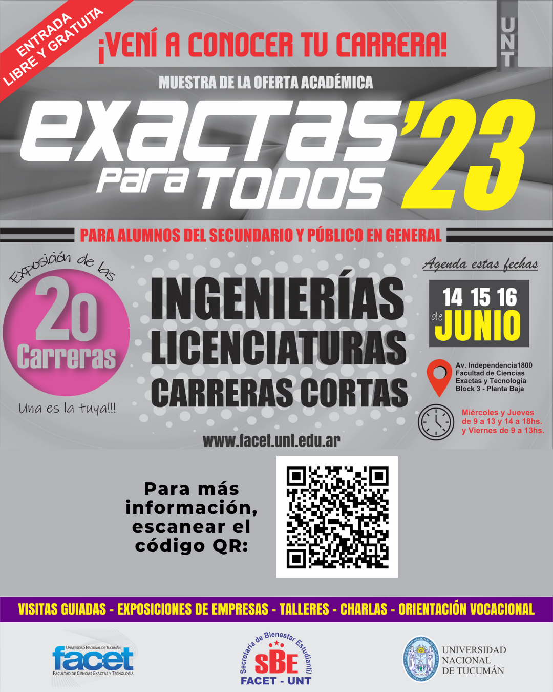 Invitación | Muestra “Exactas para Todos” – Edición 2023