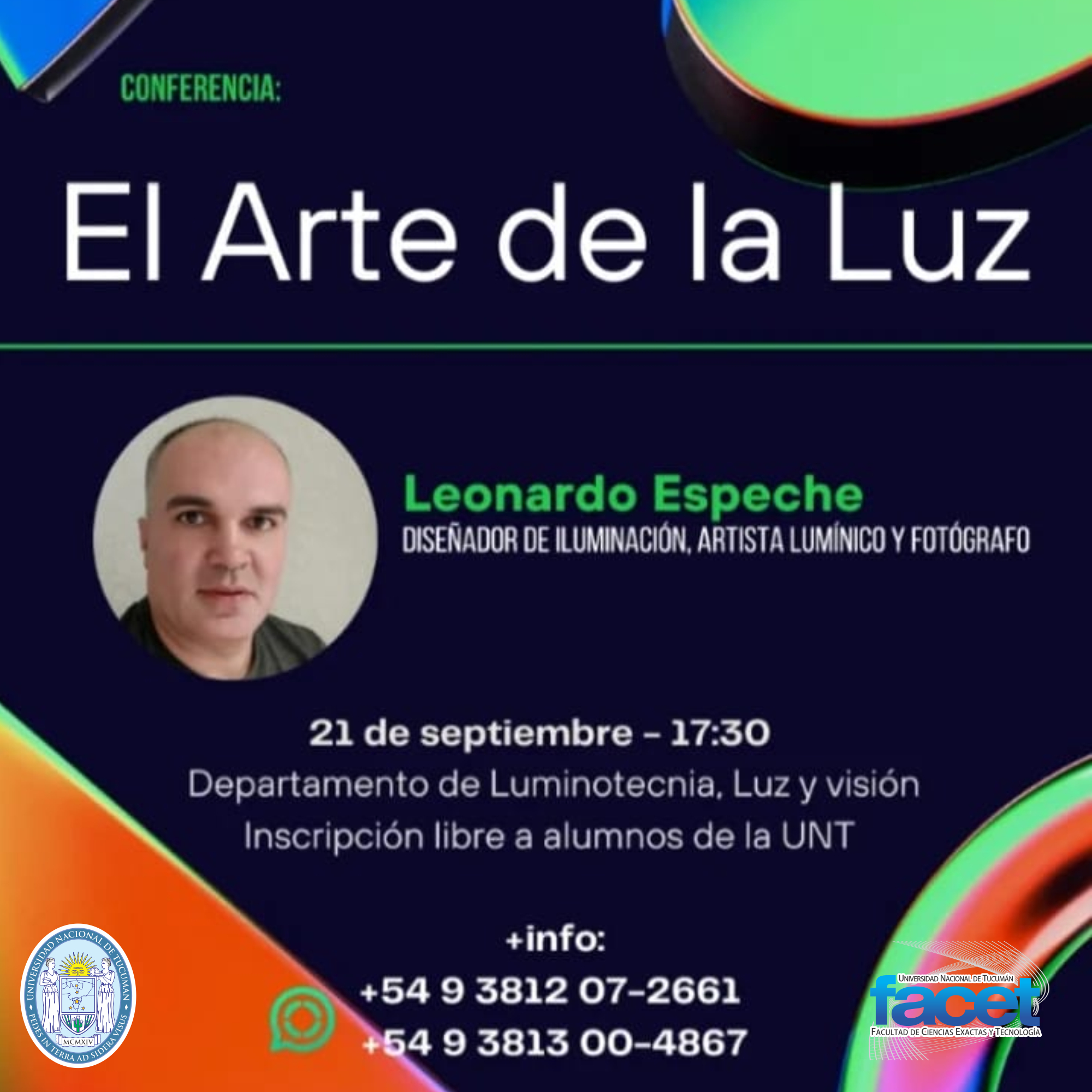 Charla “El Arte de la Luz”