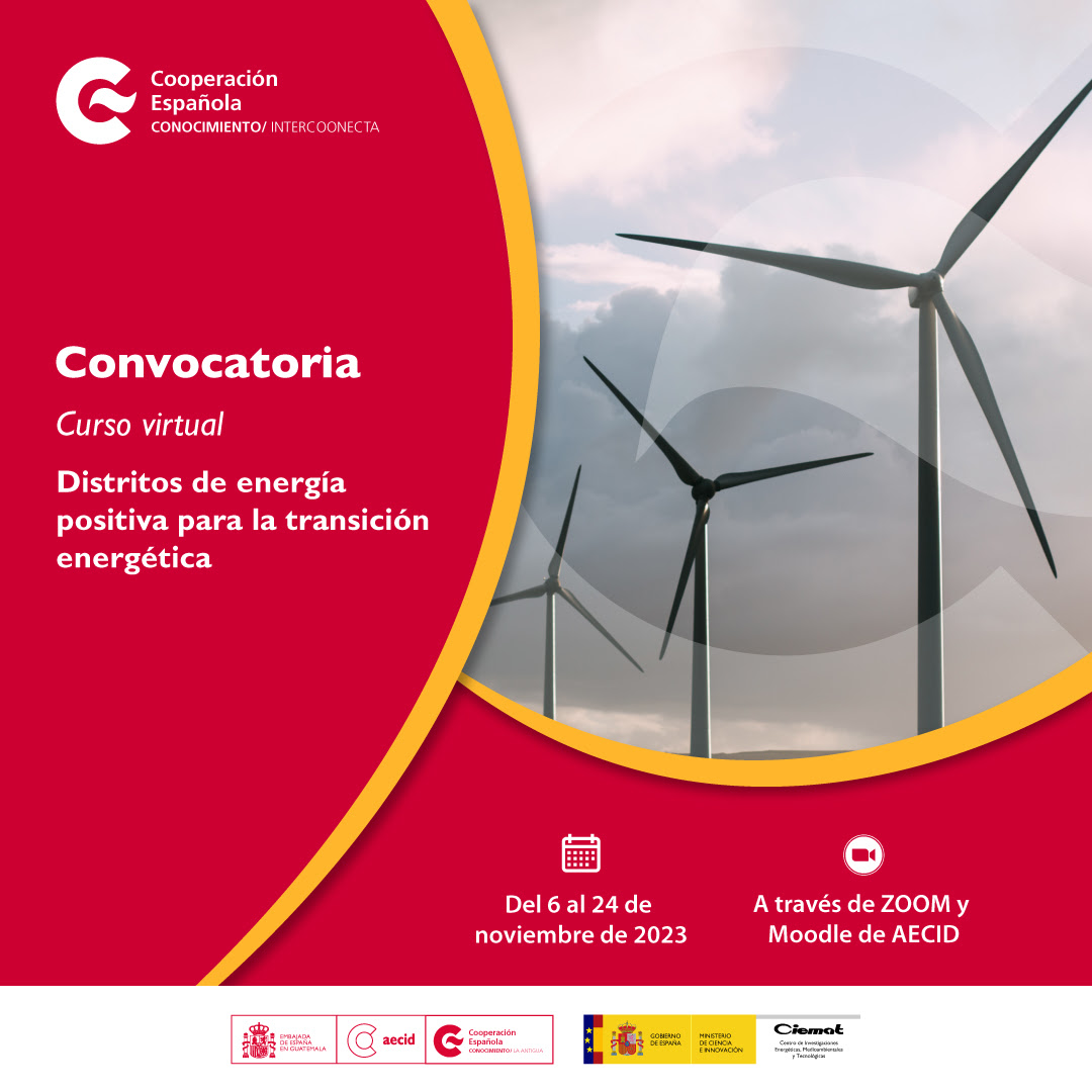 Curso Virtual “Distritos de energía positiva para la transición energética”