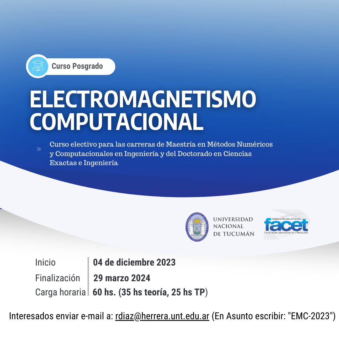 Curso de Posgrado “Electromagnetismo Computacional”
