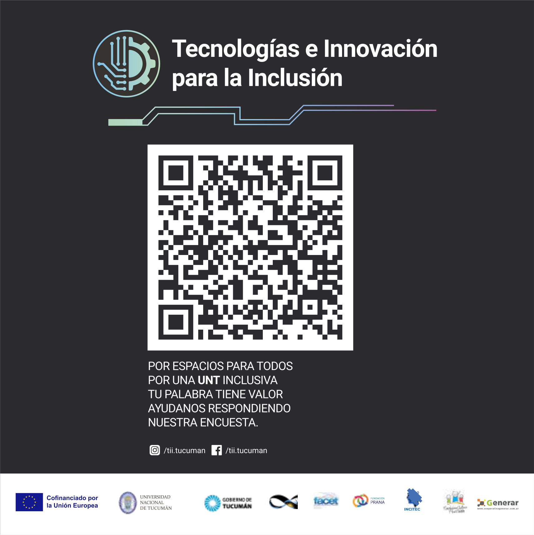 Proyecto Tecnologías e Innovación para la Inclusión – Encuesta