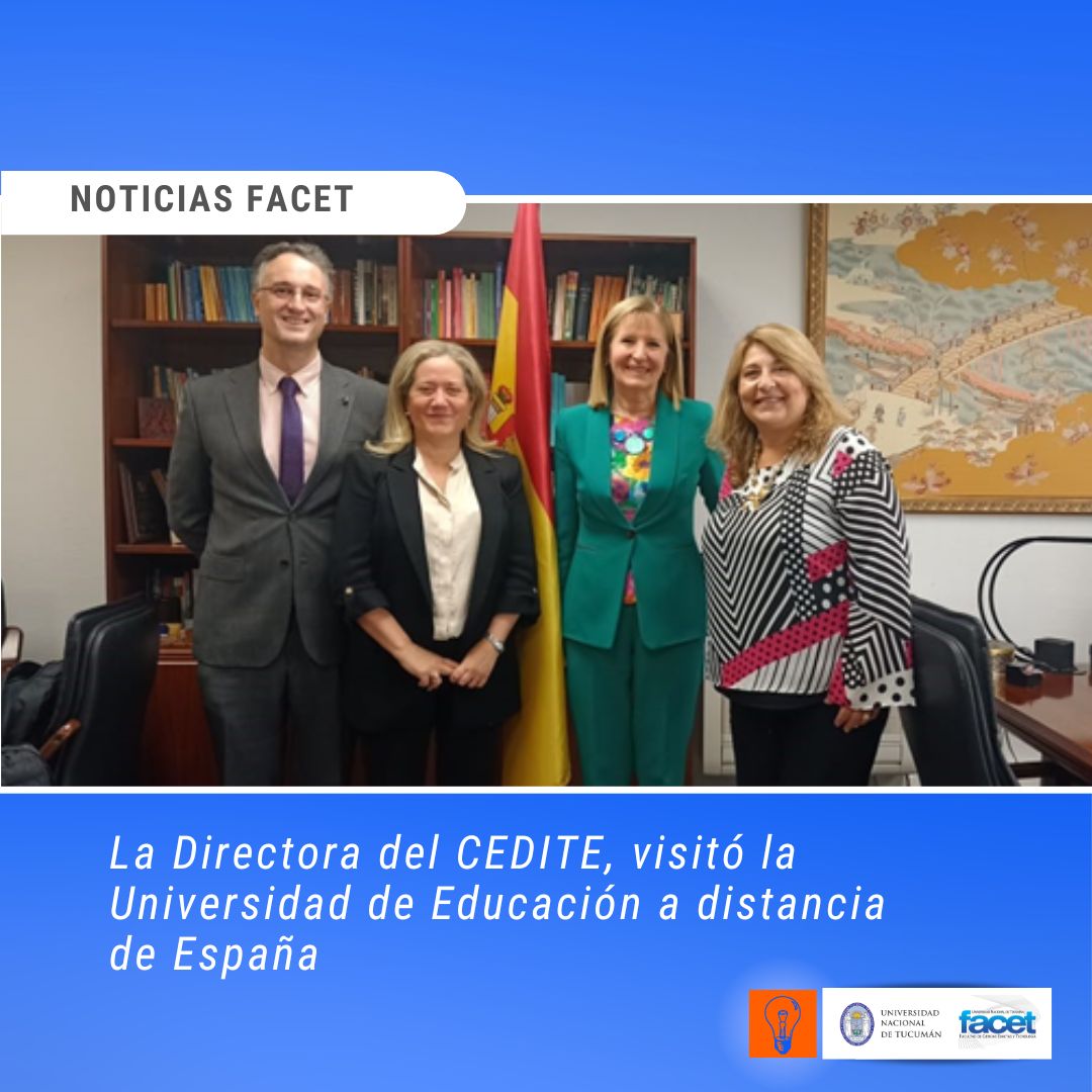 La Directora del CEDITE visitó la Universidad de Educación a distancia de España