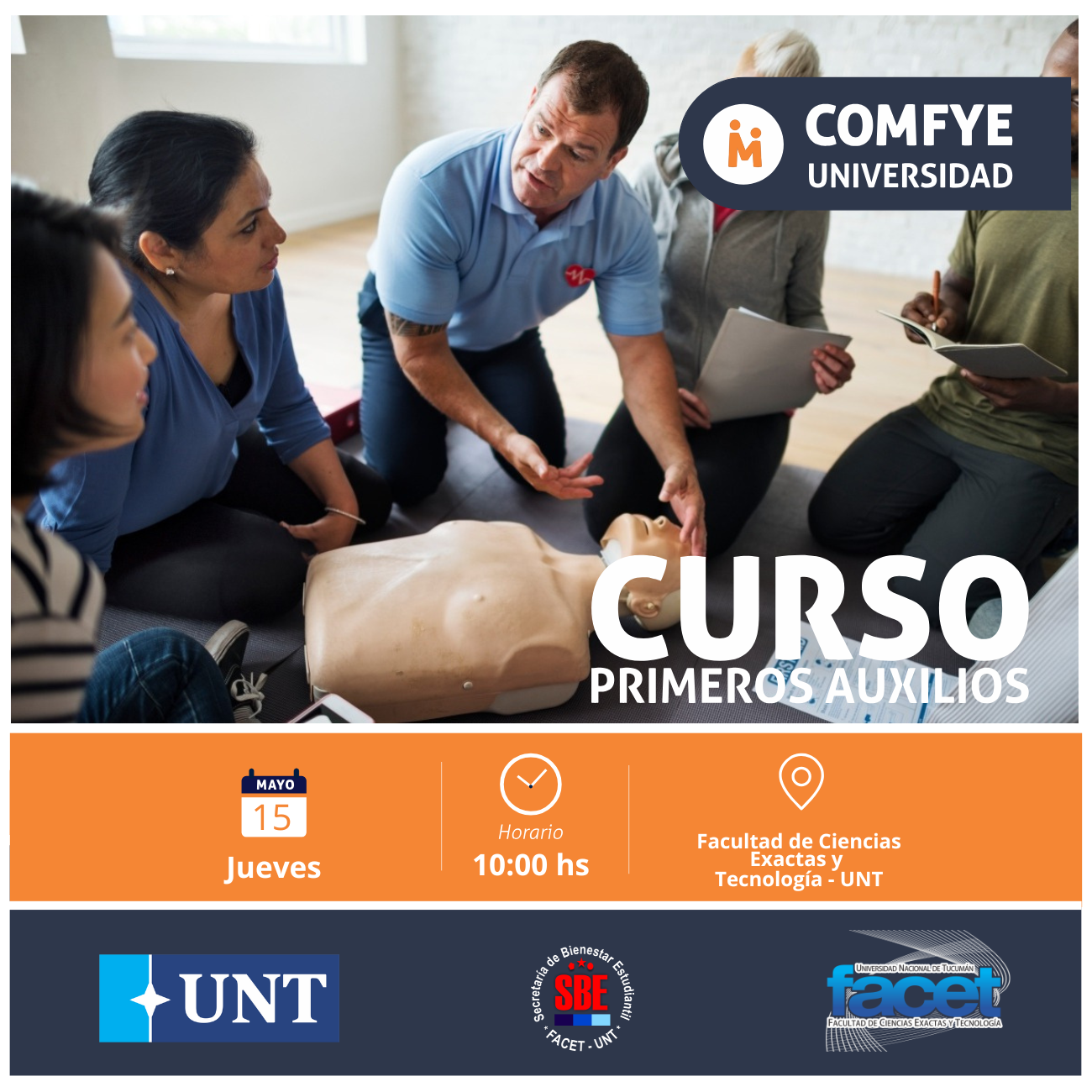 Capacitación de Primeros Auxilios en la FACET