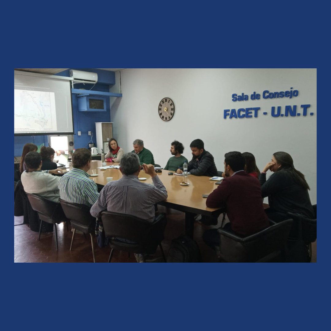 La FACET fue sede de reuniones para avanzar en un proyecto de optimización del sistema de agua potable